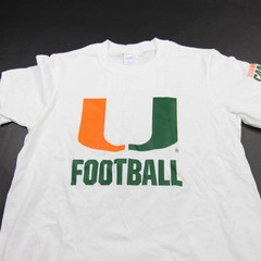 Miami Hurricanes adidas Short Sleeve Shirt Youth New without Tags S