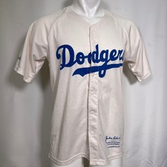 Jackie Robinson #42 Brooklyn Dodgers Cream SGA Throwback Jersey Men&rsquo;s MEDIUM