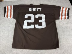 Cleveland Browns Errict Rhett Logo Athletic Football Jersey NFL Adult L Vtg