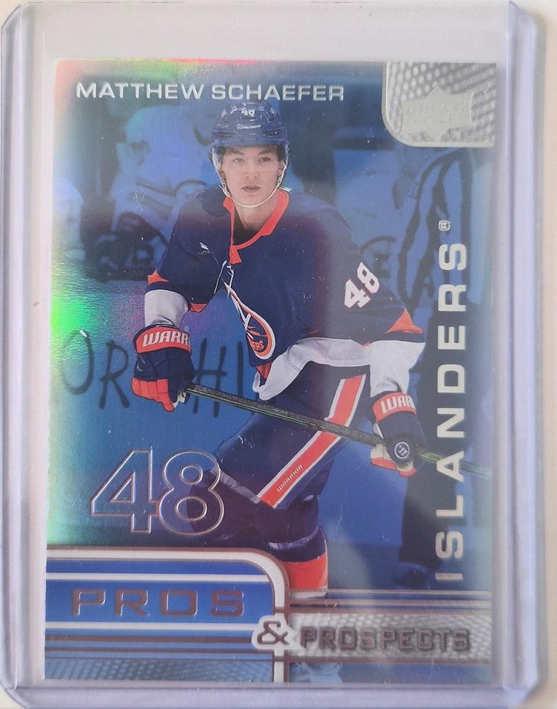2025 UPPER DECK EXTENDED SERIES #PP-10 MATTHEW SCHAEFER PROS & PROSPECTS ROOKIE