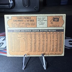 1972 Topps #80 Tony Perez