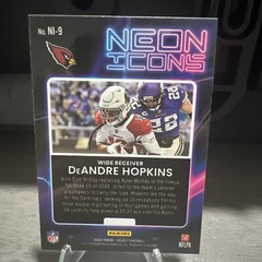 2022 Select Neon Icons Prizm #9 DeAndre Hopkins