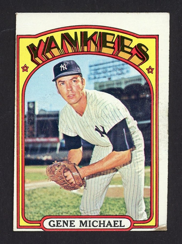 1972 Topps GENE MICHAEL Yankees HIGH NUMBER #713 VG Condition (4)