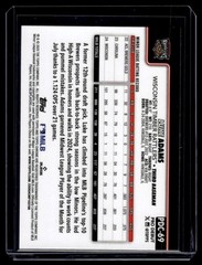 2025 Topps Pro Debut Chrome Luke Adams Wisconsin Timber Rattlers #PDC-69