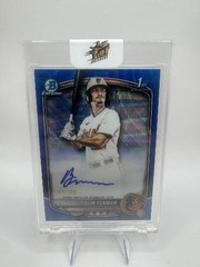 2025 Bowman Draft – Chrome Prospect Autographs Colin Yeaman #CPA-CY Blue Wave…