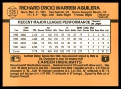 1989 Donruss #526 Rick Aguilera New York Mets