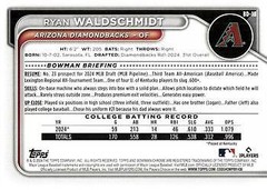 2024 Bowman Draft Paper Prospects #BD-18 Ryan Waldschmidt 1st Arizona D-Backs