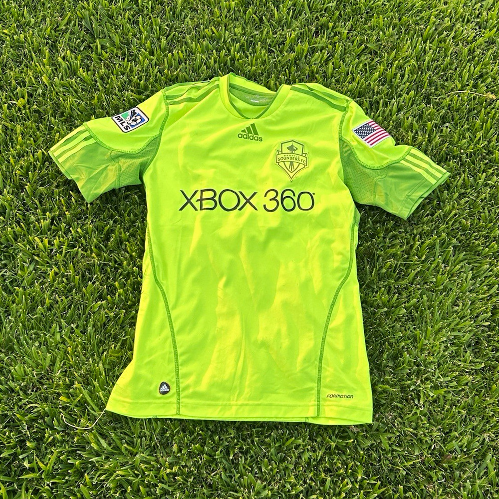 adidas SEATTLE SOUNDERS FC JERSEY THIRD 2010-11 AUTHENTIC ELECTRICITY Size M