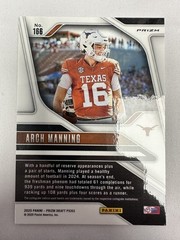 2025 Panini Prizm Draft Picks – Arch Manning #166 Gold Ice Prizm (RC)