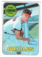 1969 Topps #228 Dave Leonhard, Baltimore Orioles