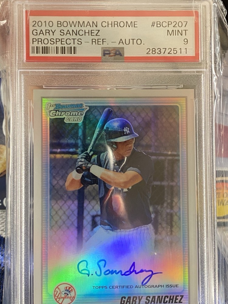2010 Bowman Chrome – Prospects Gary Sanchez #BCP207 Refractor Autographs /500