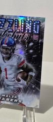 2024 Topps Chrome MALIK NABERS *ROOKIE DAZZLING DEBUTS* case hit NY GIANTS sp