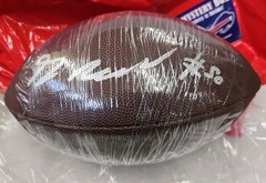 Autographed/Signed Greg Rousseau Wilson Football. See Ad. Sabres Game (7A)
