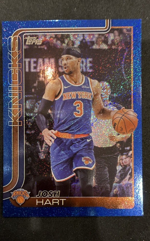 2025-26 Topps – Josh Hart #16 Blue Sandglitter