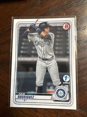 2020 BOWMAN DRAFT 1ST EDITION JULIO RODRIGUEZ #BD-188 SEATTLE MARINERS