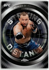 2026 Topps Chrome UFC #SD-12 Reinier De Ridder Striking Distance