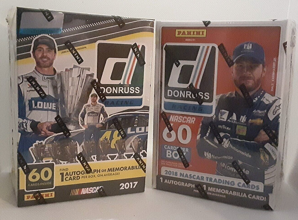 2017 & 2018 Panini Donruss Racing NASCAR 6-pack Blaster Box