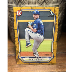Bowman 2026 Kendry Chourio Kansas City Royals Yellow 1st Edition /50 bowman pape
