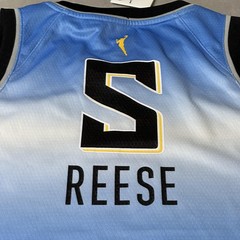 Chicago Sky Jersey Girls Large Blue WNBA Basketball Angel Reese Nike Rebel
