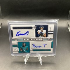 2024 National Treasures Prime Pairings Rome Odunze/Brian Thomas Jr. Auto 17/25