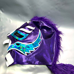 King Mysterio Semi professional Lucha Wrestling Mask Mascara luchador Purple
