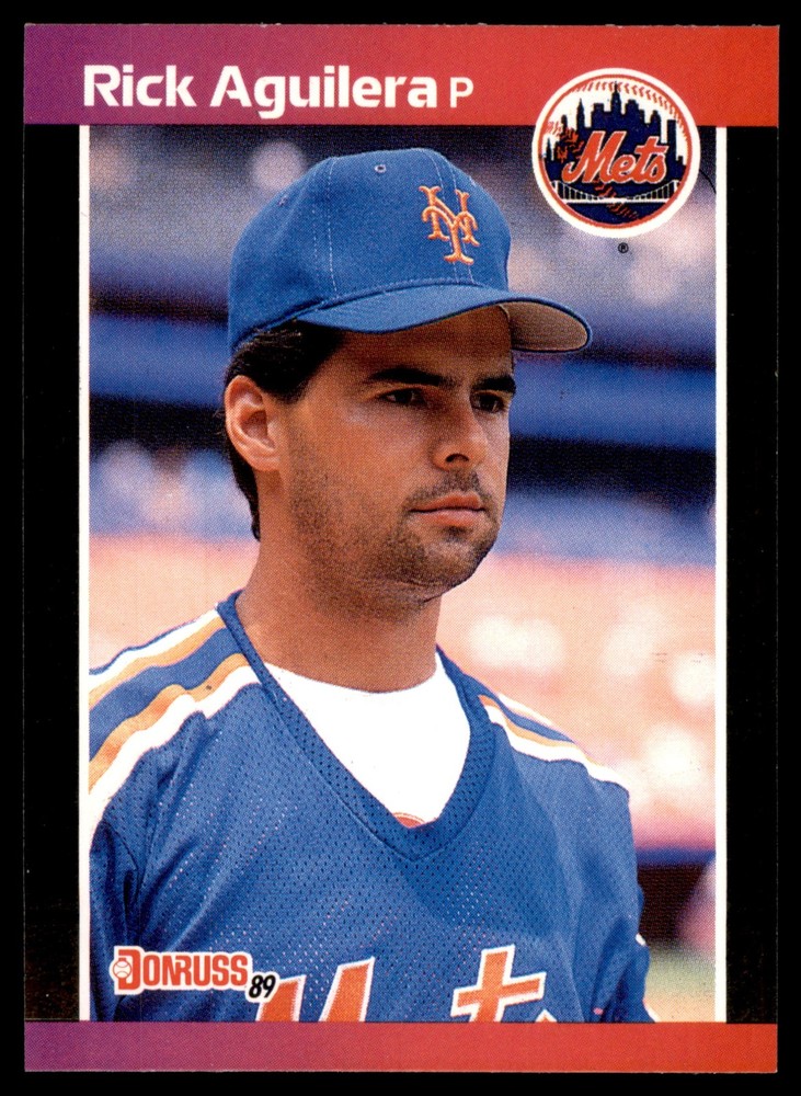 1989 Donruss #526 Rick Aguilera New York Mets