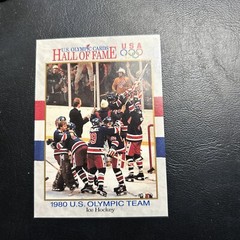 Jb10a Us Olympic Hall Of Fame 1991 Impel #66 Usa Team Hockey 1980