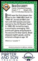 Brad Daugherty 1990 Sports Illustrated for Kids #123 Cleveland Cavaliers