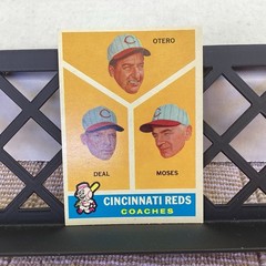 1960 TOPPS #459 CINCINNATI REDS COACHES – Vintage EX⚾️📈🔥