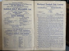 BLACKPOOL v WEST HAM UNITED, 27/09/1958, DIVISION 1,