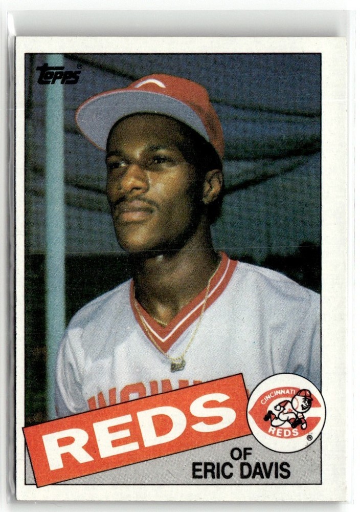 1985 Topps Eric Davis RC #627