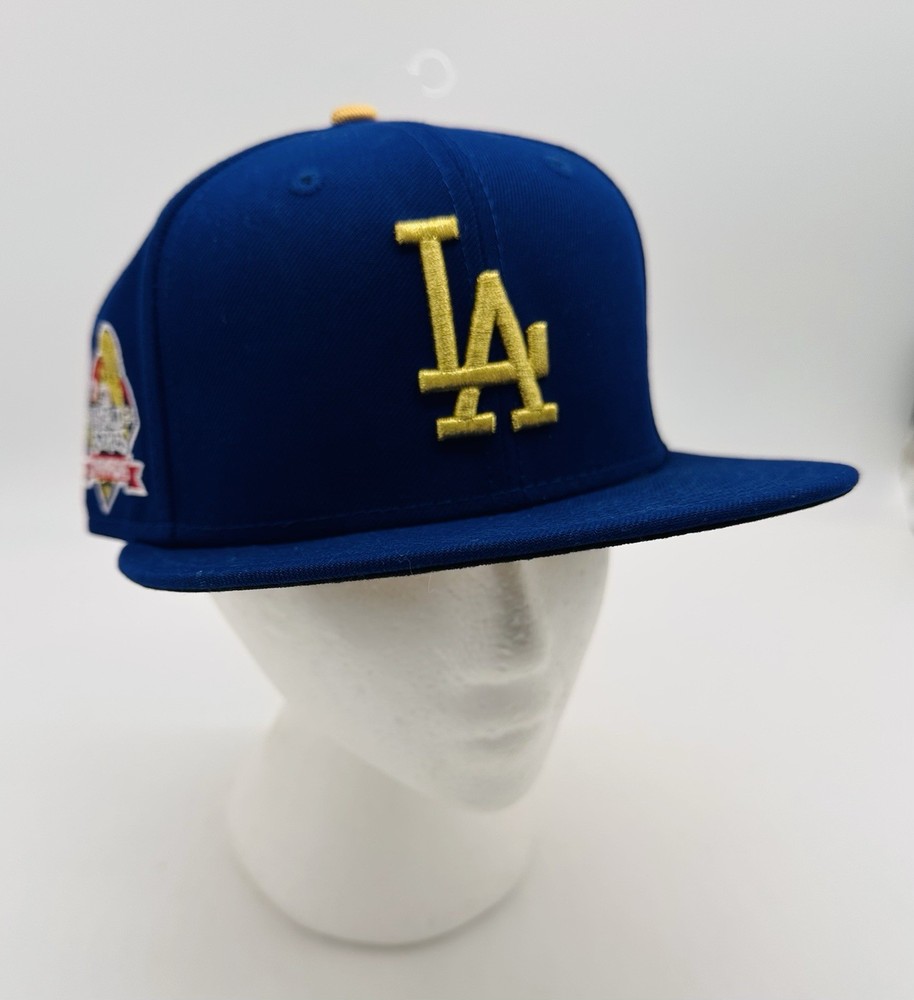 LA Dodgers Blue & Gold 2024 WS Champions 9FIFTY Snap Back Hat MLB New Era