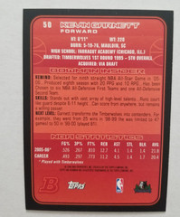 2006-07 Bowman Kevin Garnett Minnesota Timberwolves #50