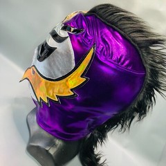 Phantom Havok Mysterio Wrestling Lucha Libre Costume Mask Mascara Luchador Gold