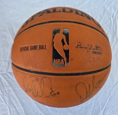 Sam Jones SIGNED NBA Official Basketball Boston Celtics HOF AUTOGRAPHED + others