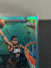 2025-26 Topps Chrome Update VJ Edgecombe RC #153 Teal Refractor /299 76ers