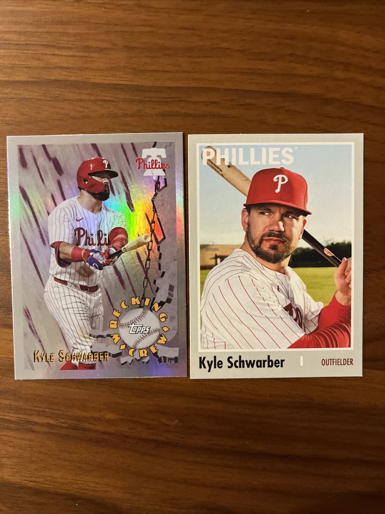 2024 Topps Archives Wrecking Crew – #96WC-17 Kyle Schwarber W/ Bonus Base