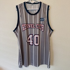 Silver Gonzaga Bulldogs Kennel Club 40th Anniversary Jersey