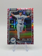 2026 Topps Chrome Will Smith Baseball Seams Refractor #240 Dodgers