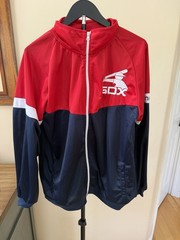 Chicago White Sox Mens M Track Jacket Red Navy White Full Zip MLB Baseball