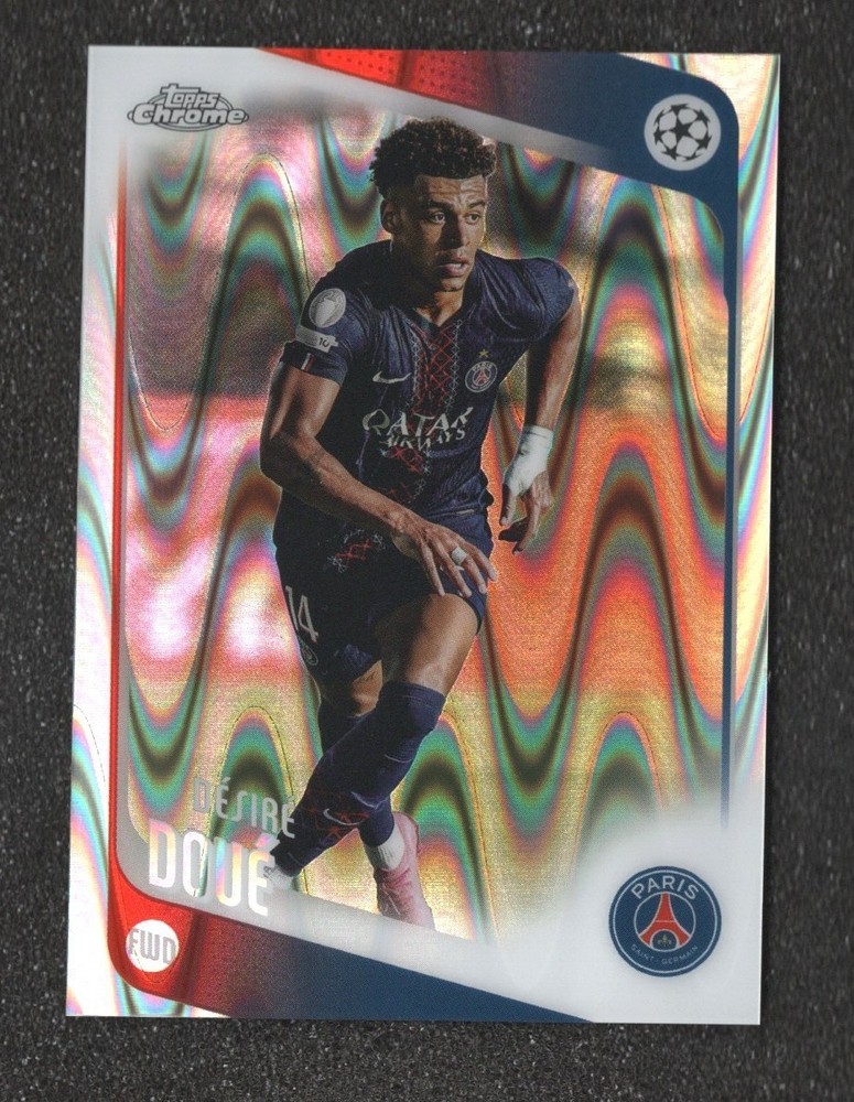 2025-26 Topps Chrome UEFA UCC Raywave Refractor | Pick Your Card | RC & Vets