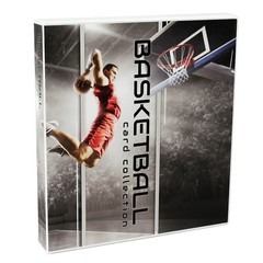 Basketball Trading Card Collection Album Kit, 10 Pages Included