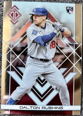 2025 Topps Transcendent Dalton Rushing RC Rookie #29 LA Dodgers
