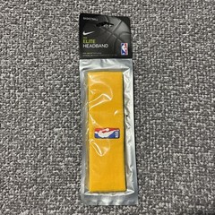 Nike Official NBA Authentic Headband Yellow DriFit One Size