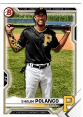 Shalin Polanco Pittsburgh Pirates 2021 Bowman Draft
