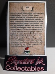 Jobu Custom Art Card – Major League Movie – Raw Card