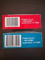 1990 & 91 SCORE Hockey Young Superstars Unopened Sets (2) Lindros Fedorov Sakic!
