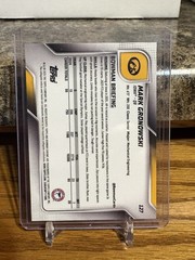 Mark Gronowski 2025 Bowman Chrome U Football Black Shimmer /10 Iowa
