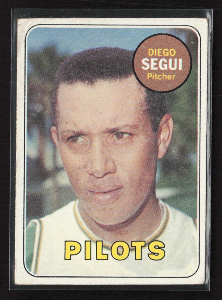 1969 Topps #511a Diego Segui – VG Set Break!