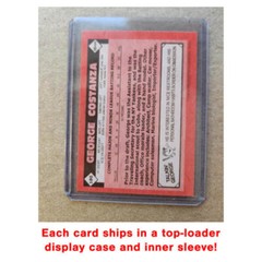 Seinfeld George Costanza and Kramer Retro Style Baseball Card NY Parody Art ACEO